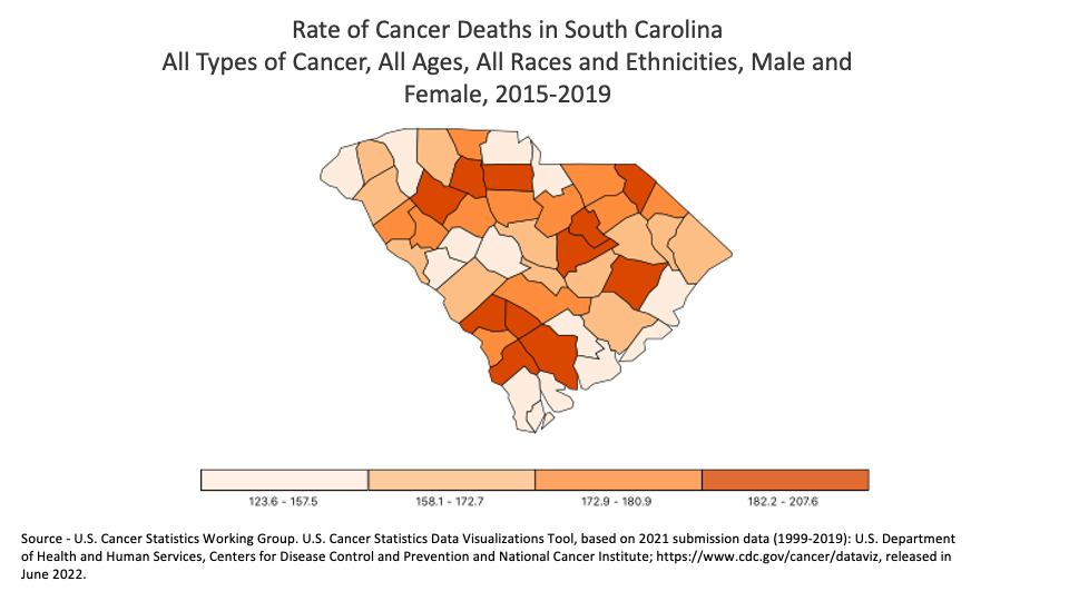 Colorectal Cancer Deaths in South Carolina